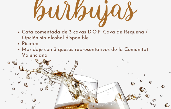 Cata de Cavas burbujas